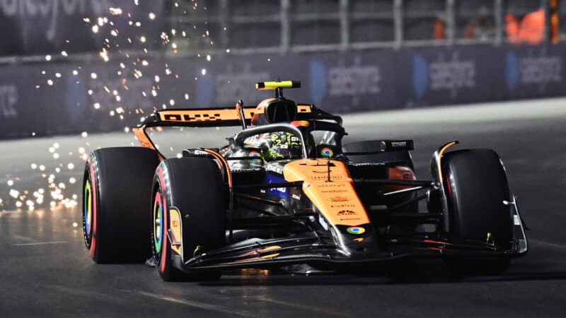 Lando Norris McLaren 2024 Las Vegas GP XXX