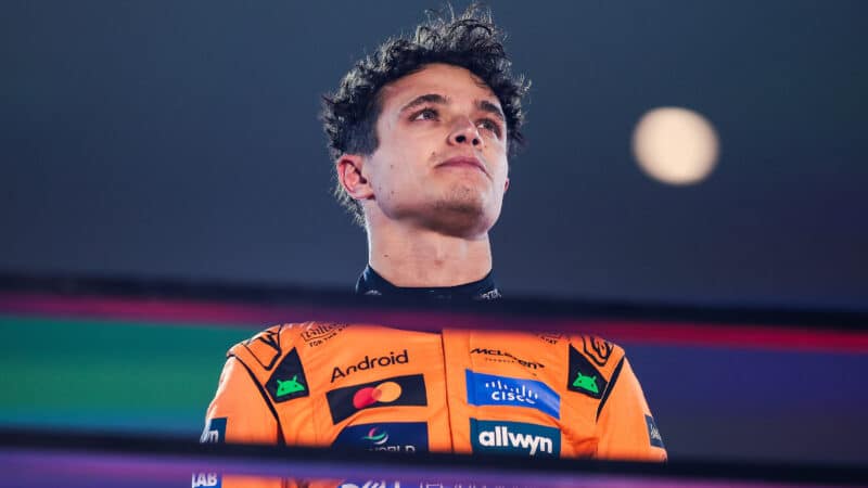 Lando Norris on 2025 Las Vegas GP podium