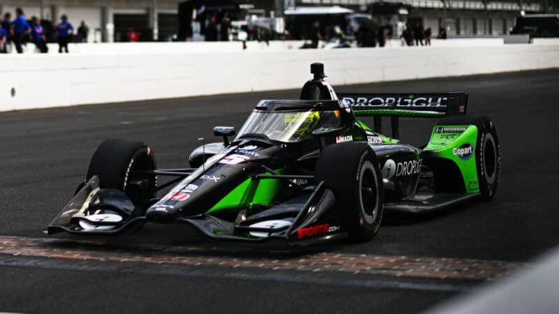 Mick Schumacher testing RLL IndyCar 2025