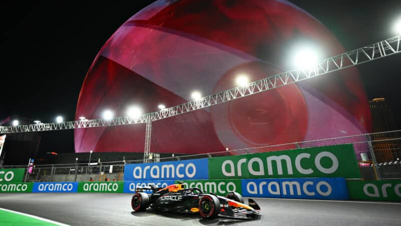 Max Verstappen during the 2024 Las Vegas Grand Prix