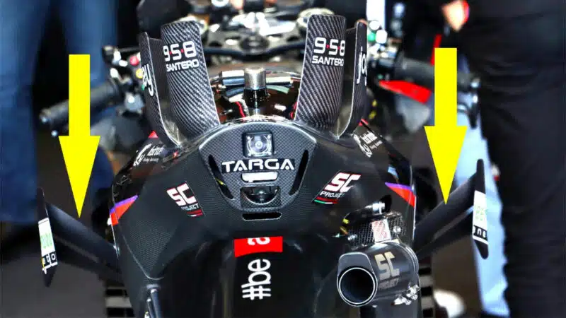 Aprilia's leg wings