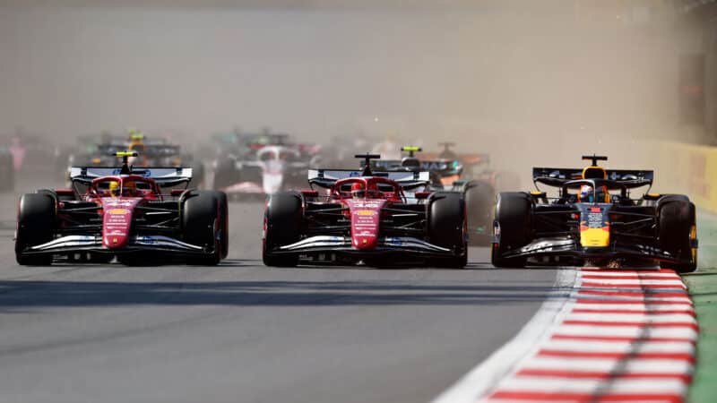 2025 Mexico City GP race start