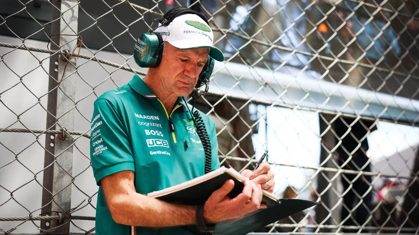 Adrian Newey with Aston Martin