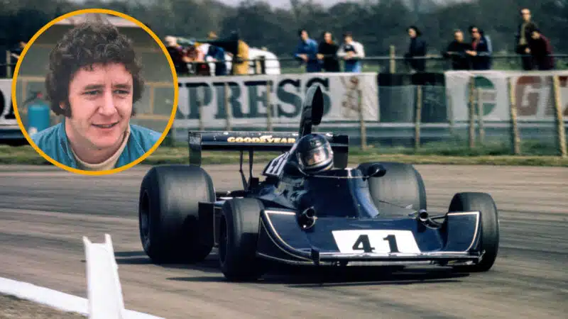 Brian McGuire in Williams FW04 during 1976 Silverstone International Trophy