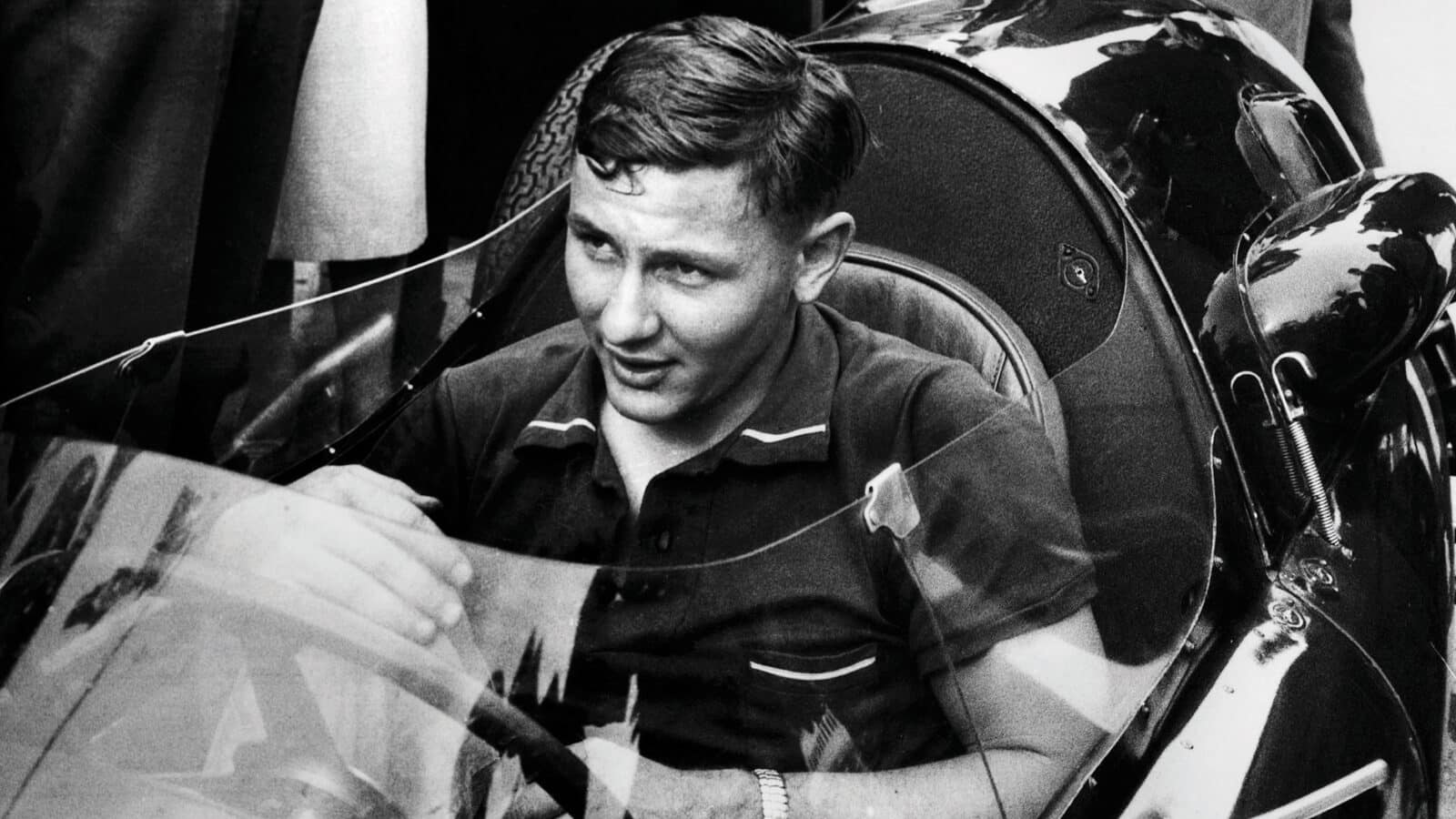 Bruce McLaren in 1958 in Germany