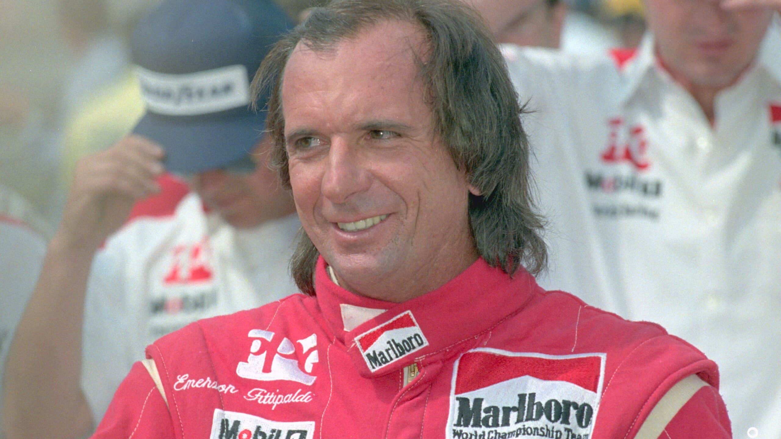 Emerson Fittipaldi smiling