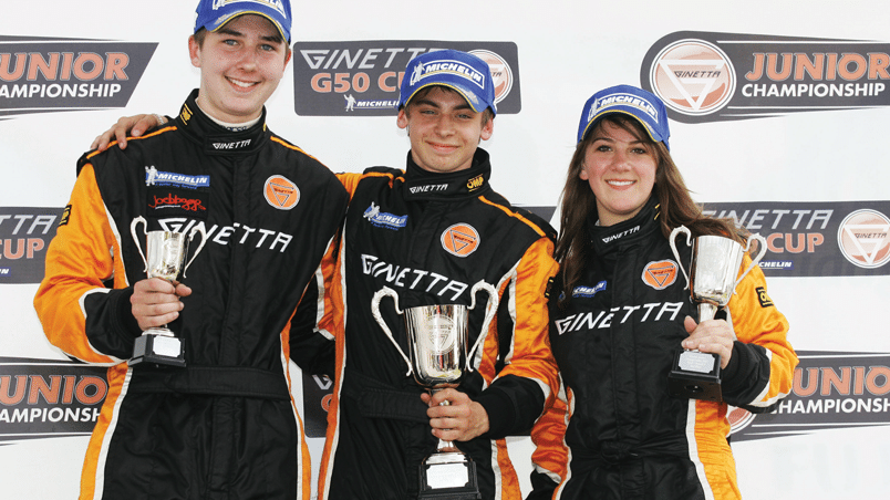Ingram, left, and Hill, Croft, Ginetta Juniors, 2010