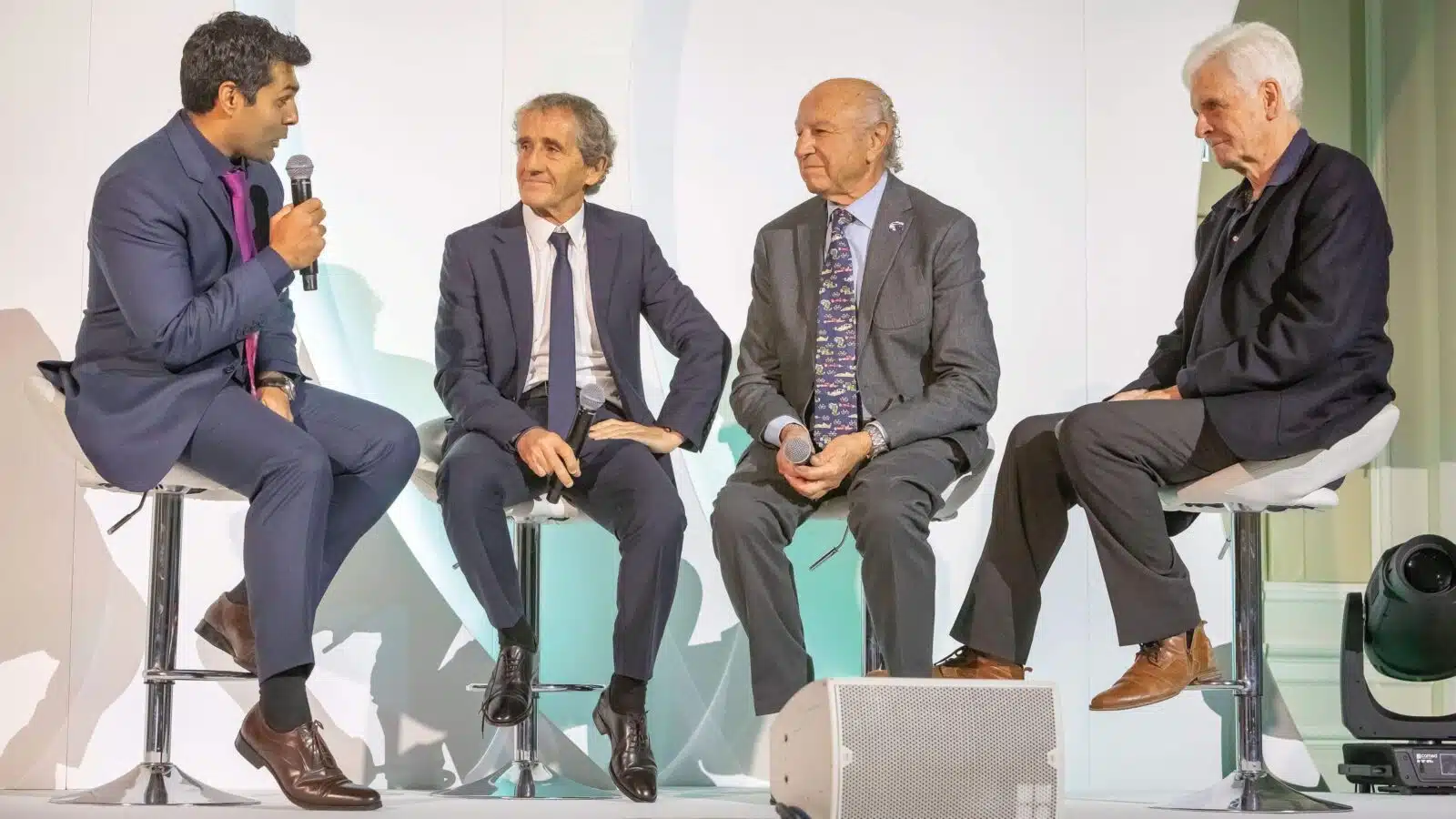 Karun Chandhok asks the questions for Alain Prost, Jo Ramirez and Steve Nichols