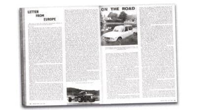 LETTER FROM EUROPE JULY 1968