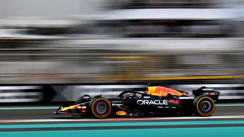 Max Verstappen during the Abu Dhabi GP